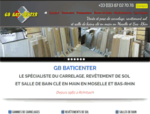 Tablet Screenshot of gb-baticenter.com